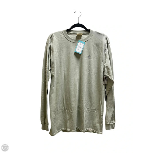Top Long Sleeve By Simply Southern In Green, Size: M