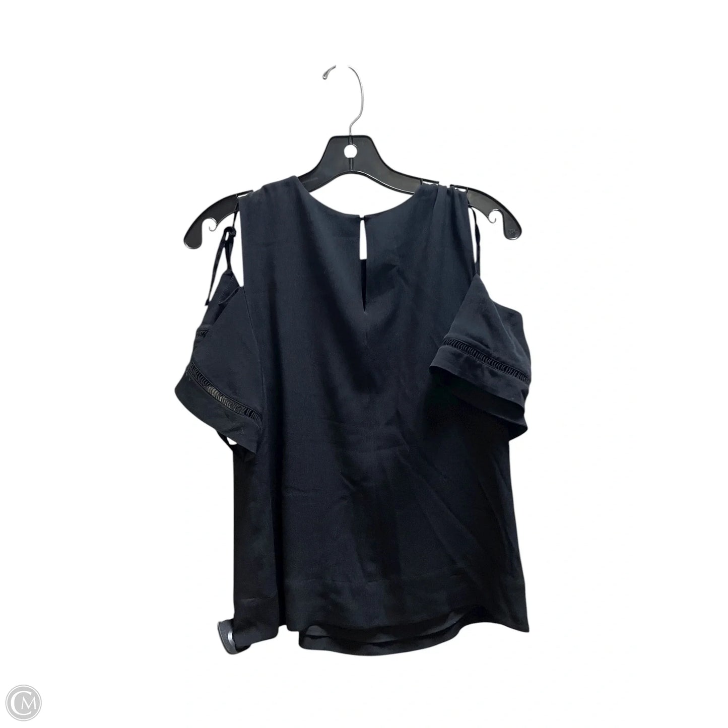 Top Short Sleeve By Rebecca Taylor In Black, Size: 4