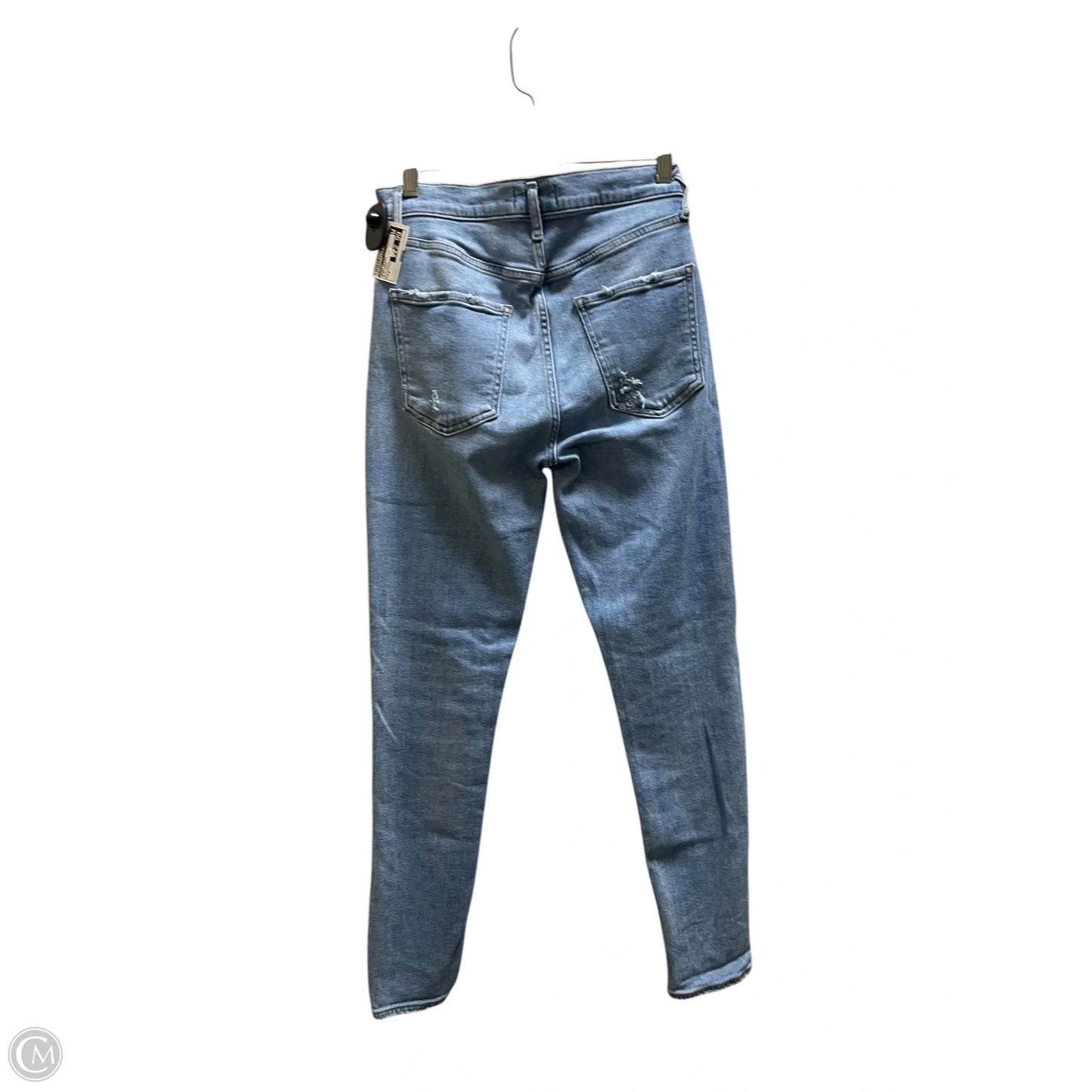 Jeans Skinny By Agolde In Blue Denim, Size: 4