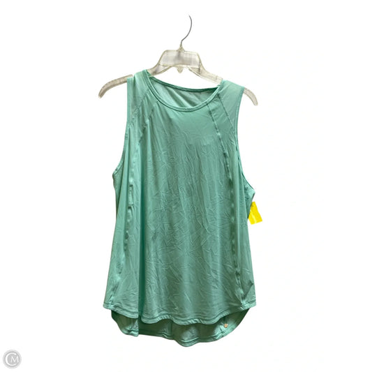 Athletic Tank Top By Lululemon In Green, Size: L
