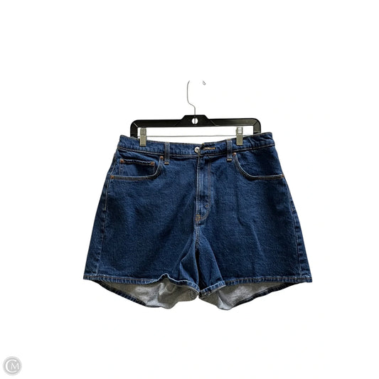 Shorts By Abercrombie And Fitch In Blue Denim, Size: 14