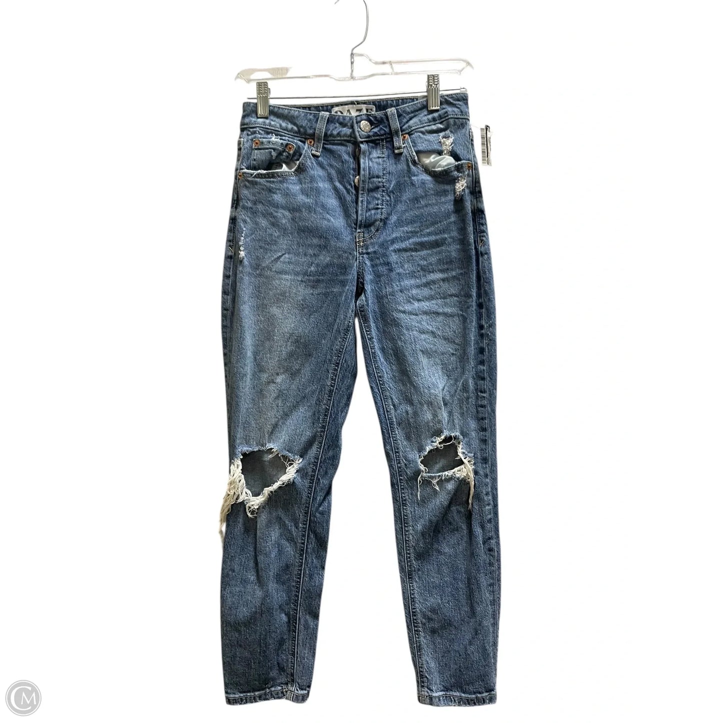 Jeans Straight By Daze In Blue Denim, Size: 0