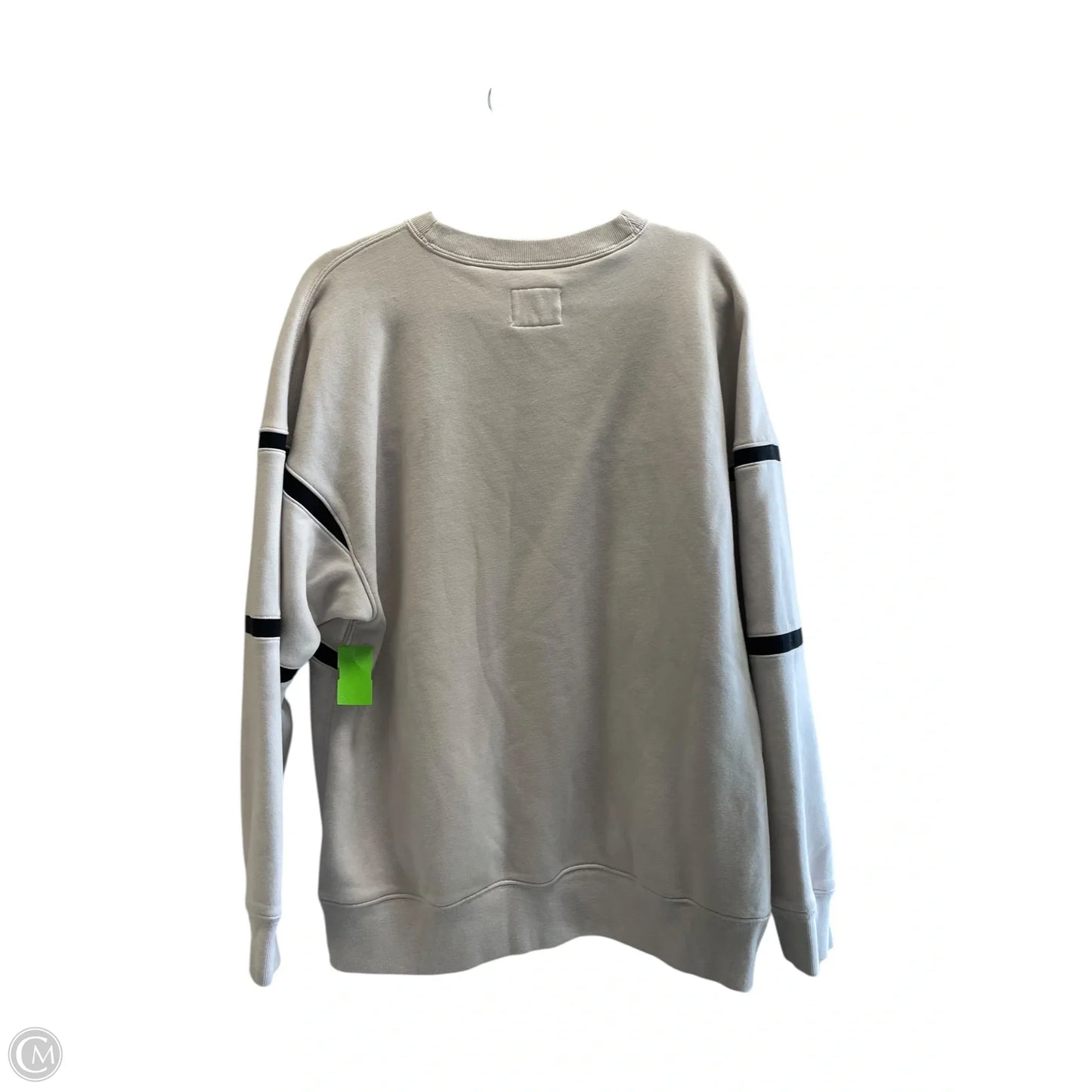 Sweatshirt Collar By Abercrombie And Fitch In Grey, Size: L