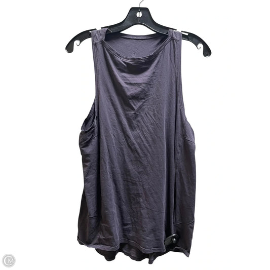 Athletic Tank Top By Lululemon In Purple, Size: M