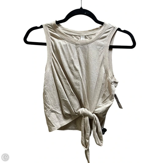 Athletic Tank Top By Lululemon In Tan, Size: 2