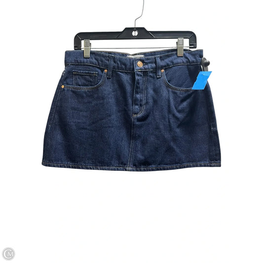 Skirt Mini & Short By Paige In Blue, Size: 4
