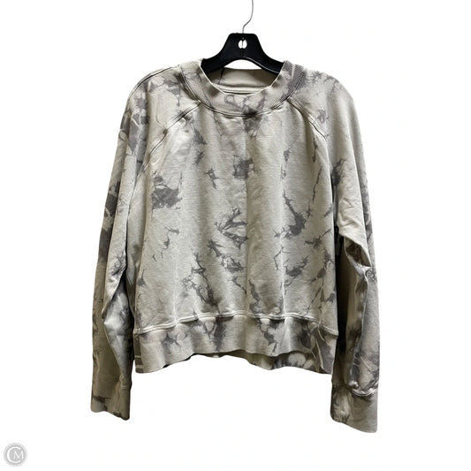 Athletic Sweatshirt Collar By Lululemon In Grey, Size: S