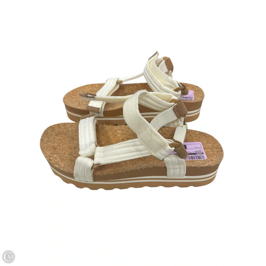 Sandals Flats By Reef In White, Size: 7