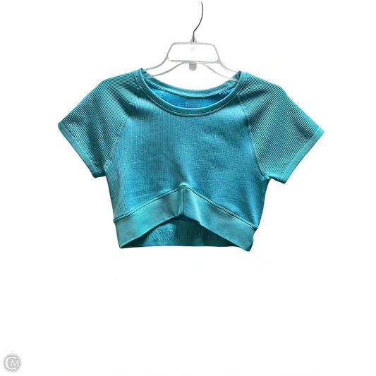 Athletic Top Short Sleeve By Offline In Blue, Size: L