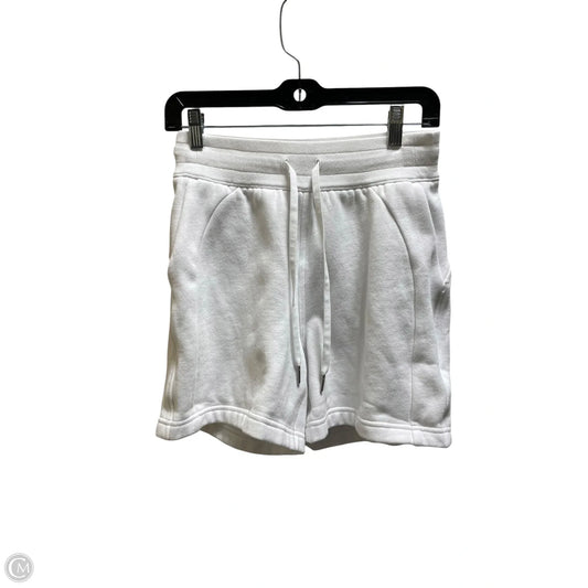 Athletic Shorts By Lululemon In White, Size: 4
