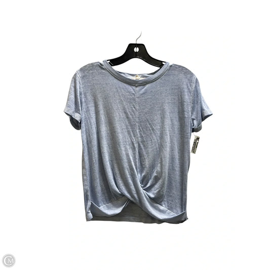 Top Short Sleeve Basic By Pink Rose In Blue, Size: S