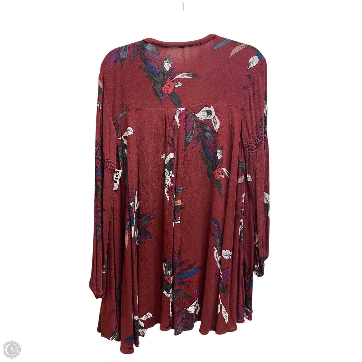 Top Long Sleeve By Free People In Red, Size: S