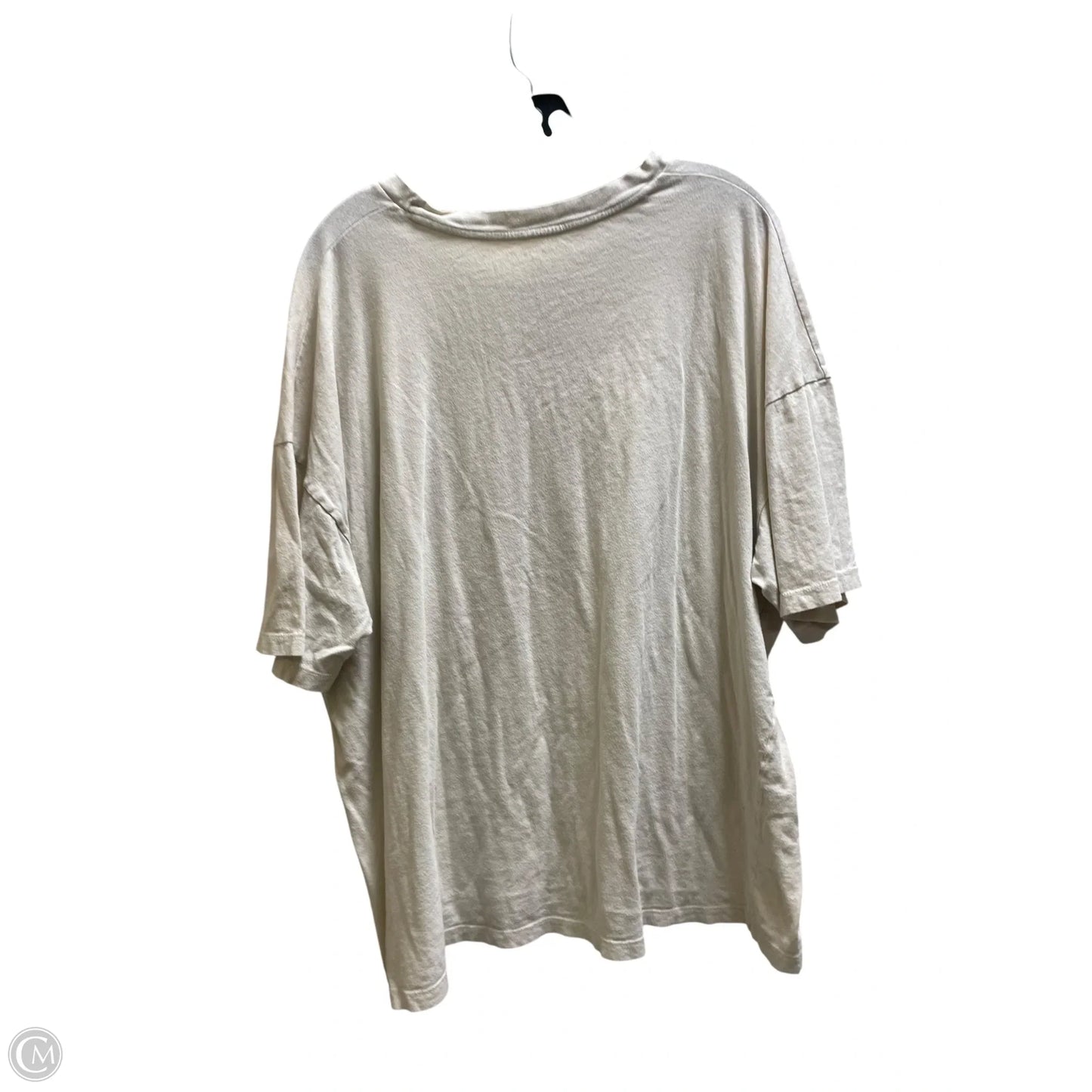 Top Short Sleeve Basic By American Eagle In Tan, Size: Xxl