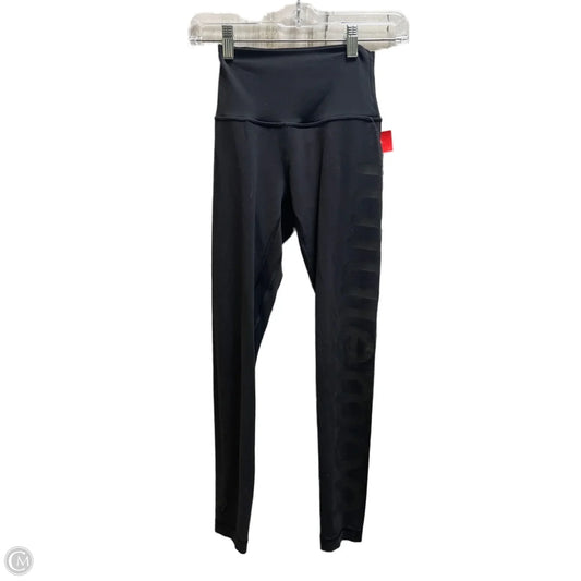 Athletic Leggings By Lululemon In Black, Size: 2