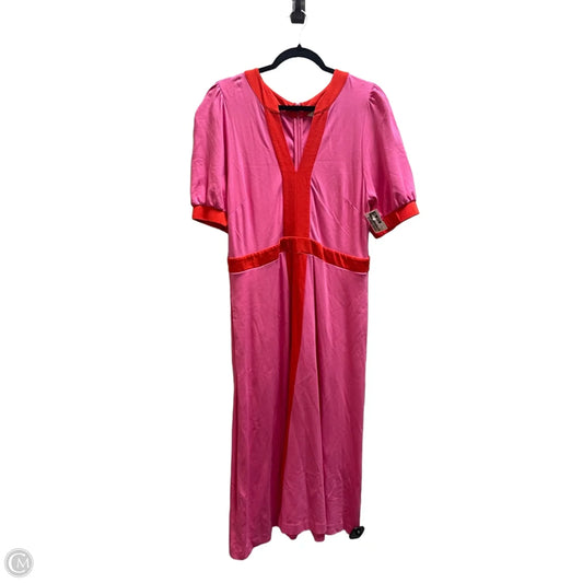 Dress Casual Maxi By Boden In Pink, Size: 16