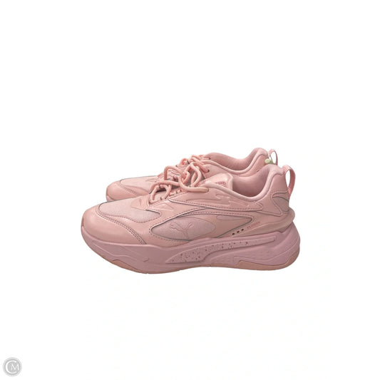 Shoes Sneakers By Puma In Pink, Size: 6