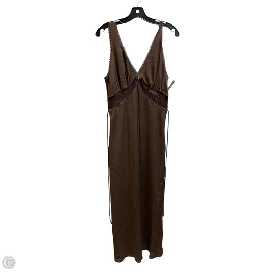 Dress Casual Maxi By Wild Fable In Brown, Size: M