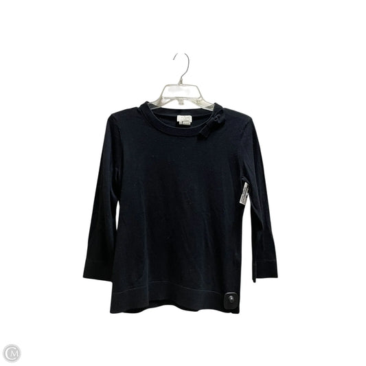 Top Long Sleeve Designer By Kate Spade In Black, Size: M