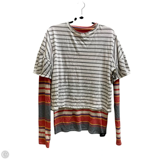 Top Long Sleeve By We The Free In Multi-colored, Size: L