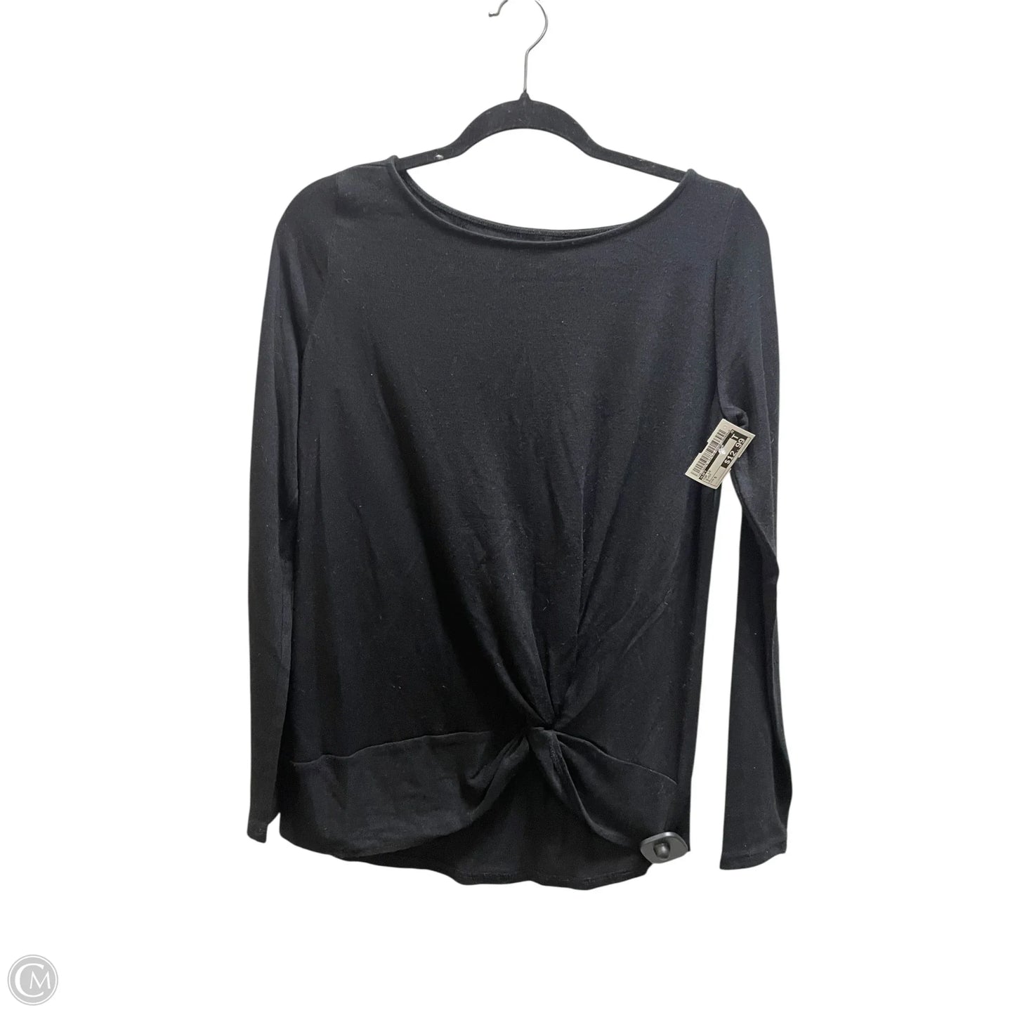 Top Long Sleeve By Loft In Black, Size: S