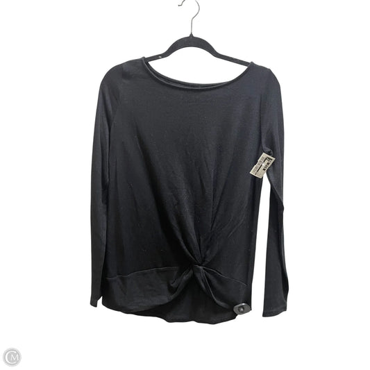 Top Long Sleeve By Loft In Black, Size: S