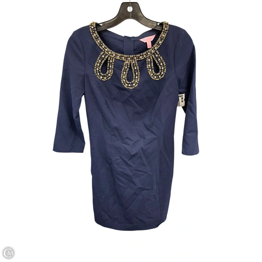 Dress Designer By Lilly Pulitzer In Navy, Size: Xs