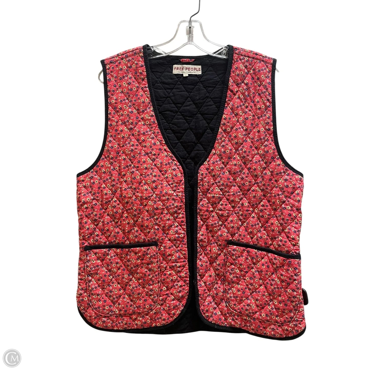 Vest Puffer & Quilted By Free People In Floral Print, Size: L