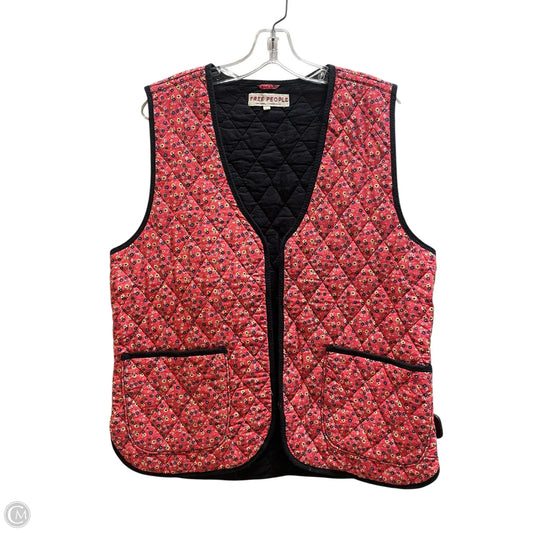 Vest Puffer & Quilted By Free People In Floral Print, Size: L