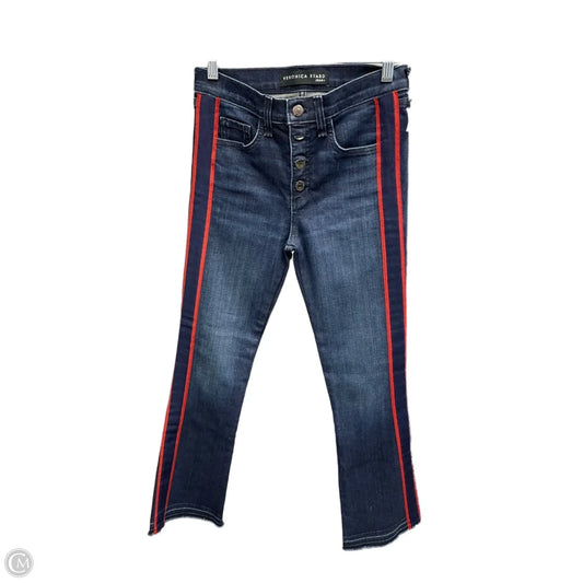 Jeans Skinny By Veronica Beard In Blue Denim, Size: 0