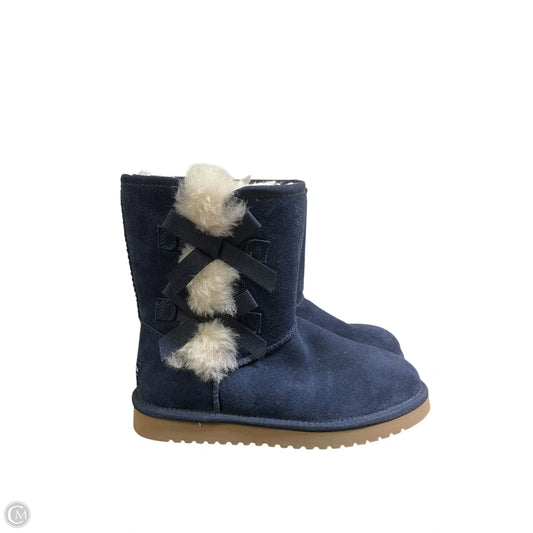 Boots Ankle Flats By Koolaburra By Ugg In Blue, Size: 6
