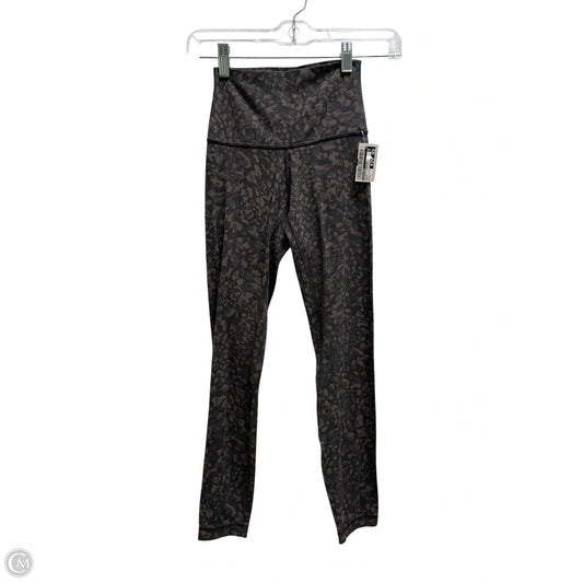 Athletic Leggings By Lululemon In Brown, Size: 2