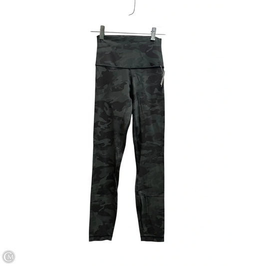 Athletic Leggings By Lululemon In Camouflage Print, Size: 2