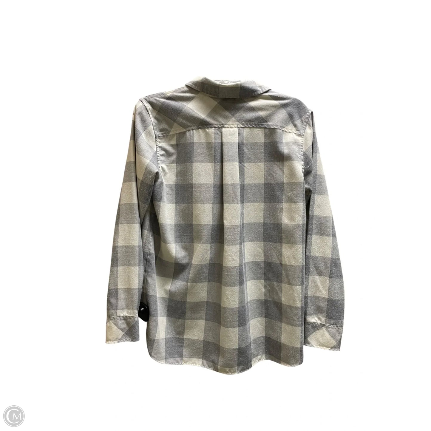 Top Long Sleeve By Vineyard Vines In Grey, Size: S