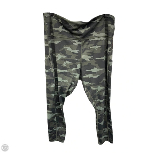 Athletic Leggings By Athleta In Camouflage Print, Size: 2x