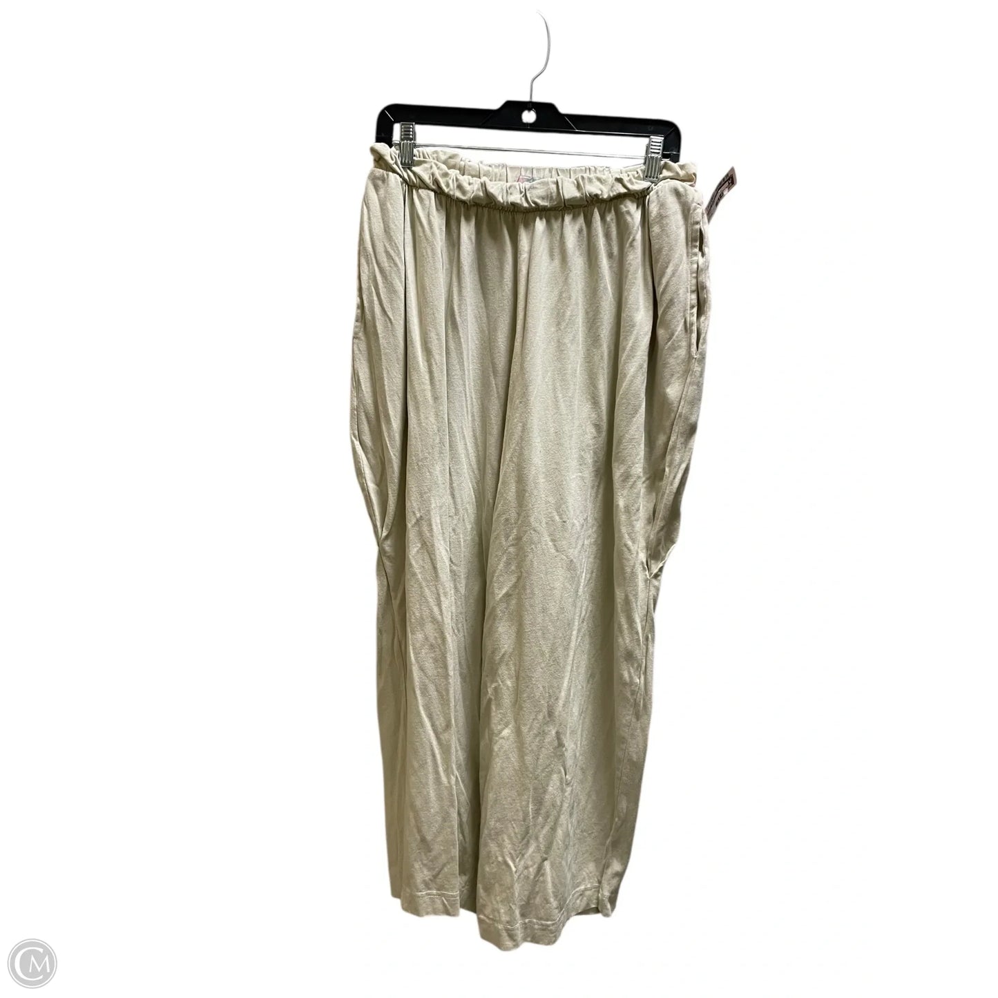 Pants Linen By Free People In Green, Size: Xl