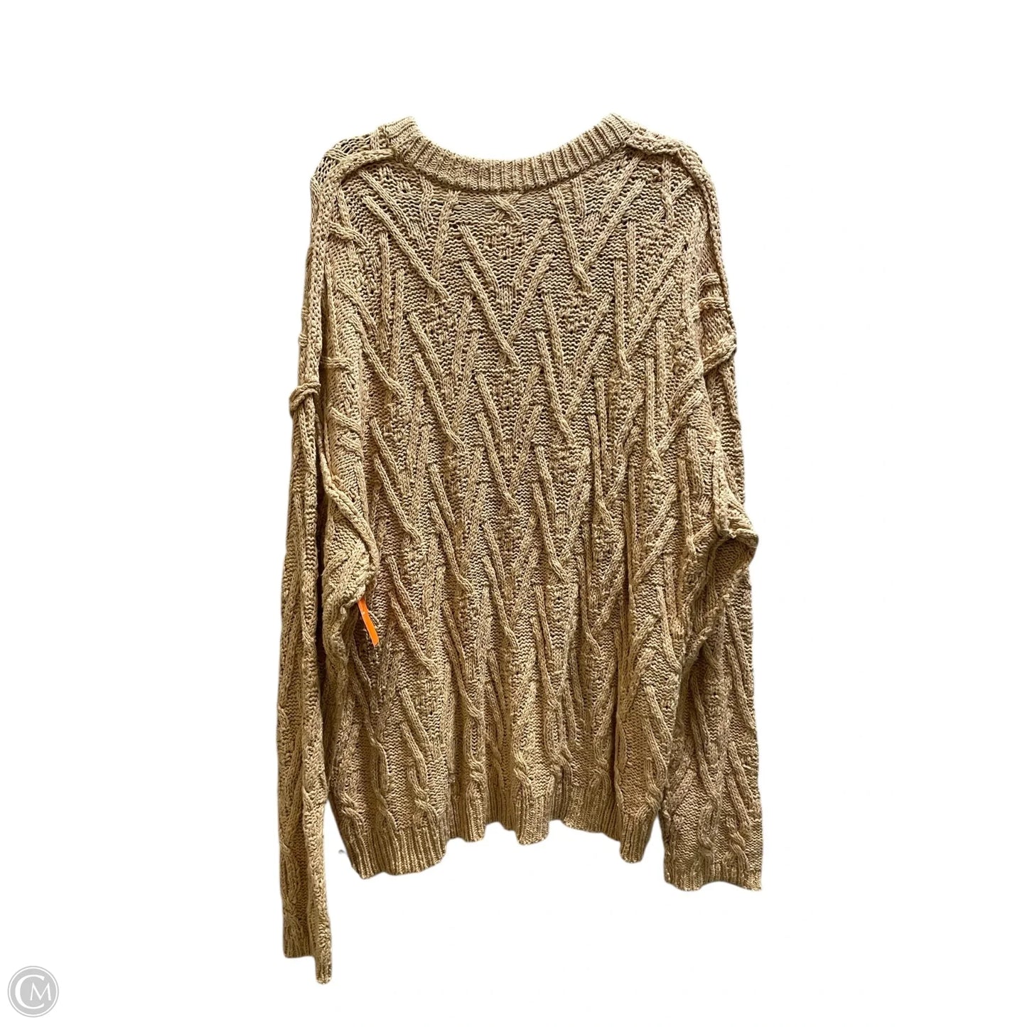 Sweater By Free People In Yellow, Size: Xl