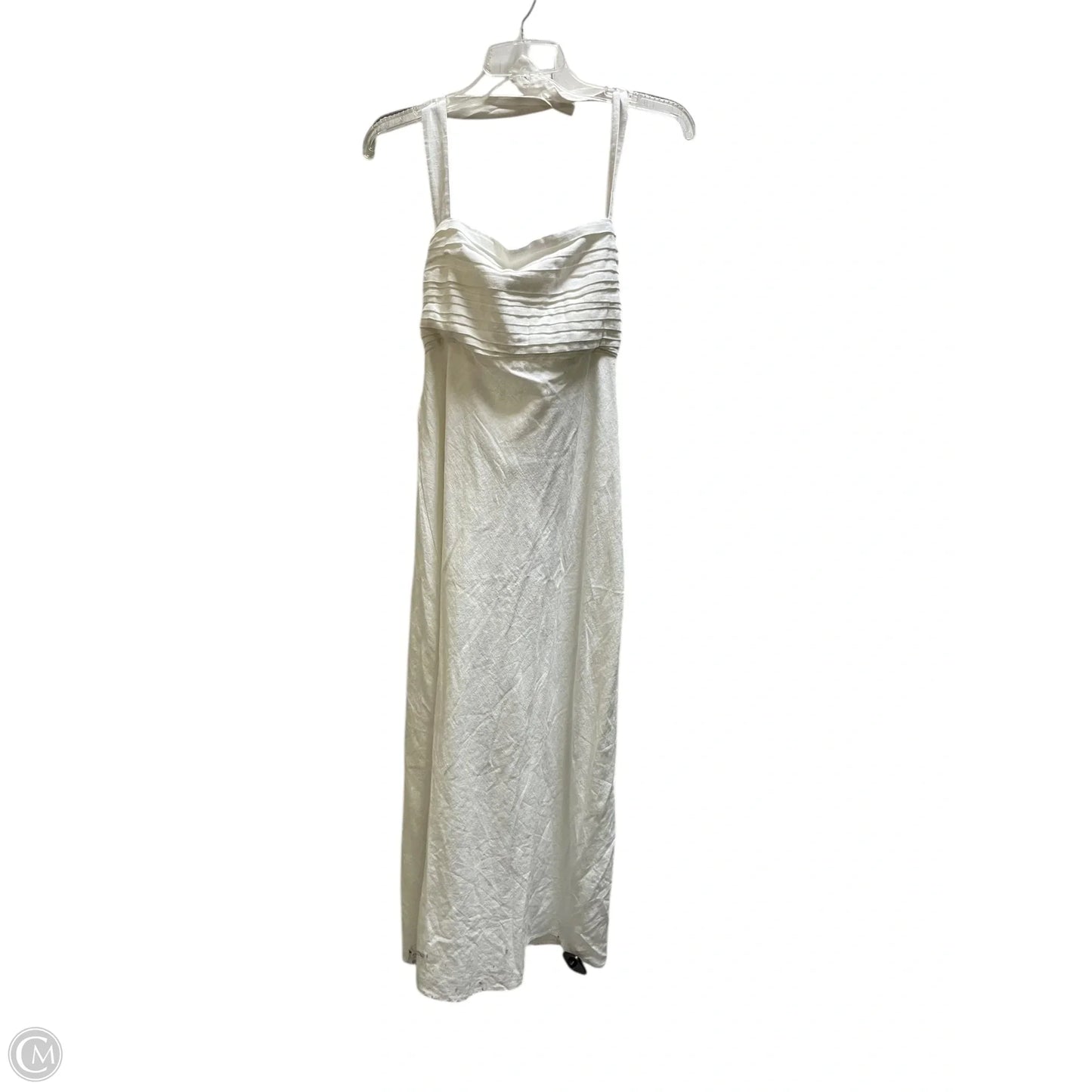 Dress Casual Midi By Abercrombie And Fitch In White, Size: M