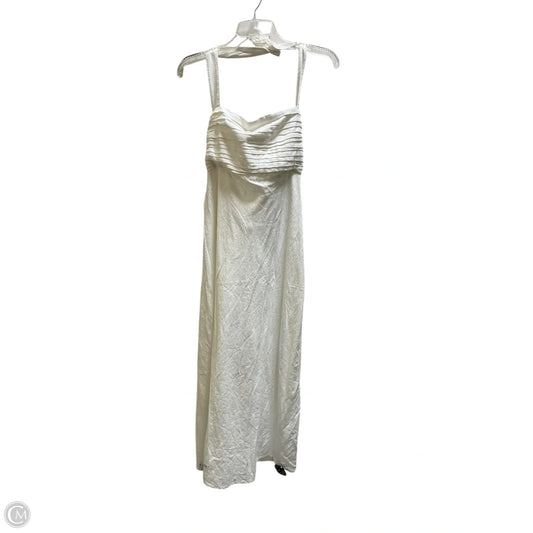 Dress Casual Midi By Abercrombie And Fitch In White, Size: M
