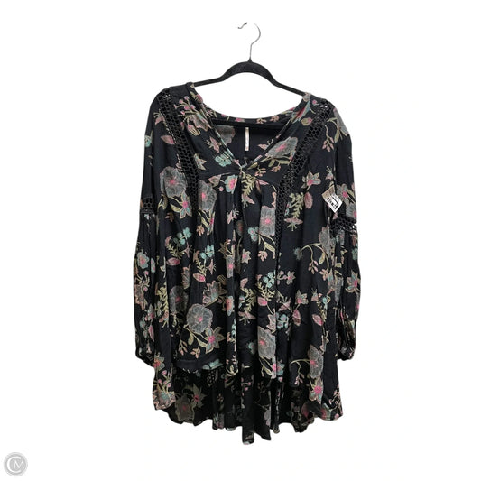 Top Long Sleeve By Free People In Black, Size: Xs