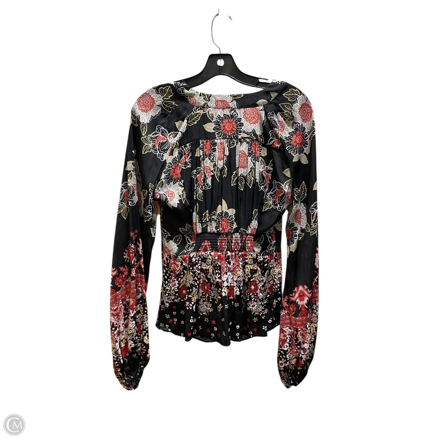 Top Long Sleeve By Free People In Black, Size: M