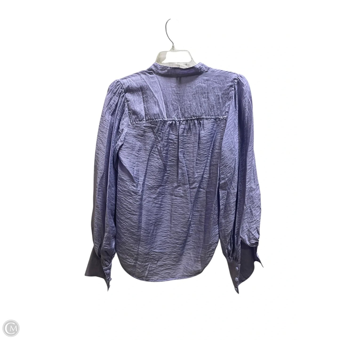 Top Long Sleeve By Anthropologie In Purple, Size: Xs