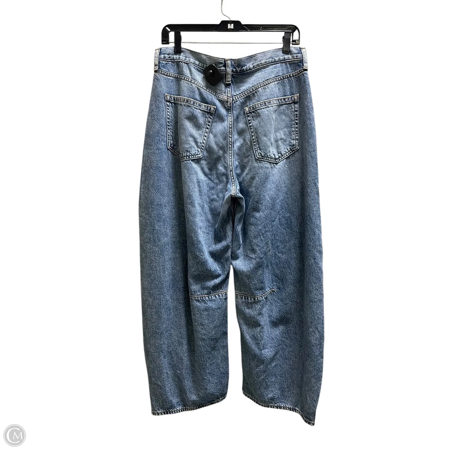 Jeans Wide Leg By Gap In Blue Denim, Size: 8