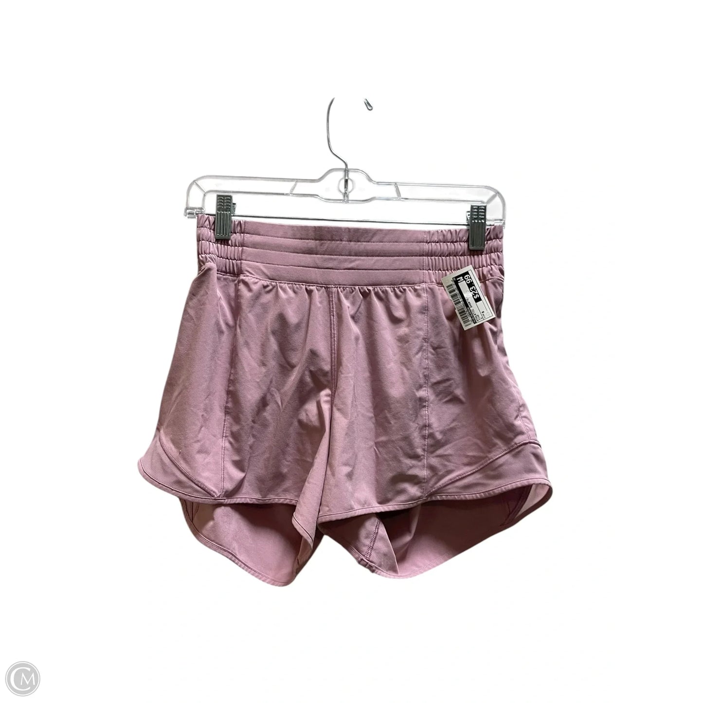 Athletic Shorts By Lululemon In Pink, Size: 6