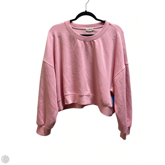 Sweatshirt Crewneck By Simply Southern In Pink, Size: Xl