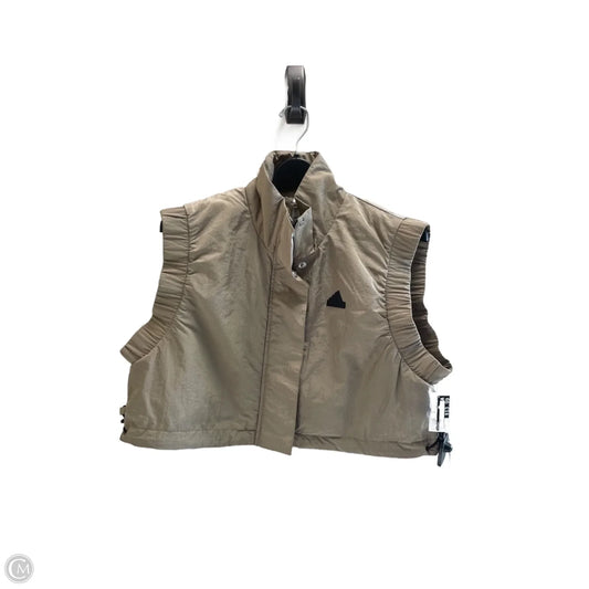 Vest Other By Adidas In Tan, Size: S