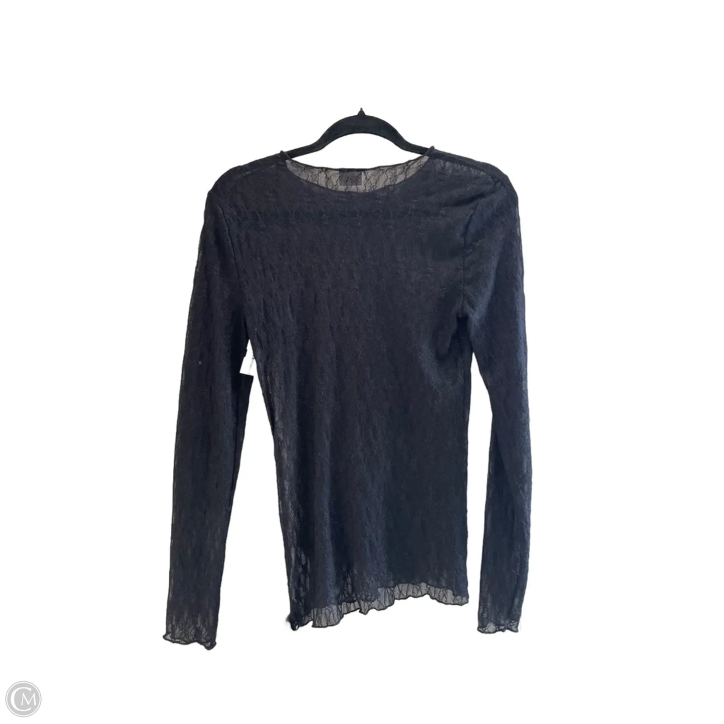 Top Long Sleeve By Abercrombie And Fitch In Black, Size: M
