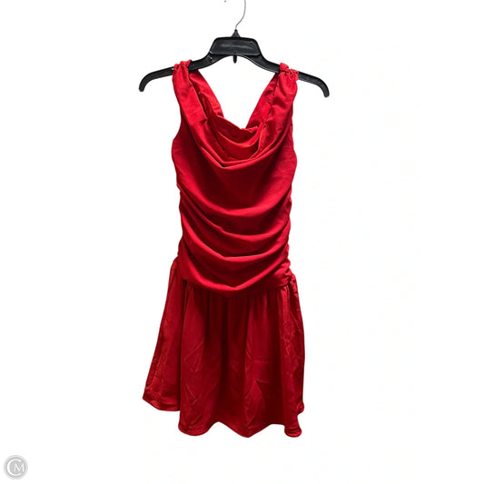 Dress Party Short By Abercrombie And Fitch In Red, Size: M