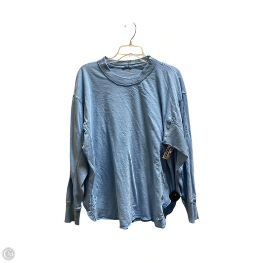Top Long Sleeve By Aerie In Blue, Size: M