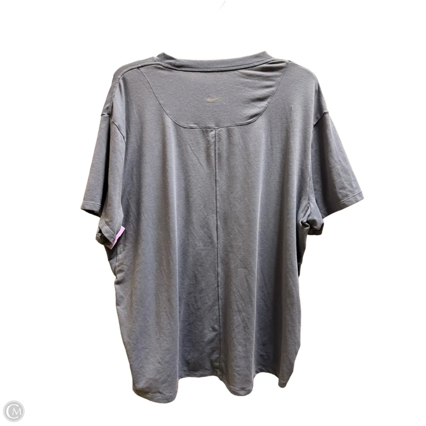 Top Short Sleeve By Nike Apparel In Blue, Size: L