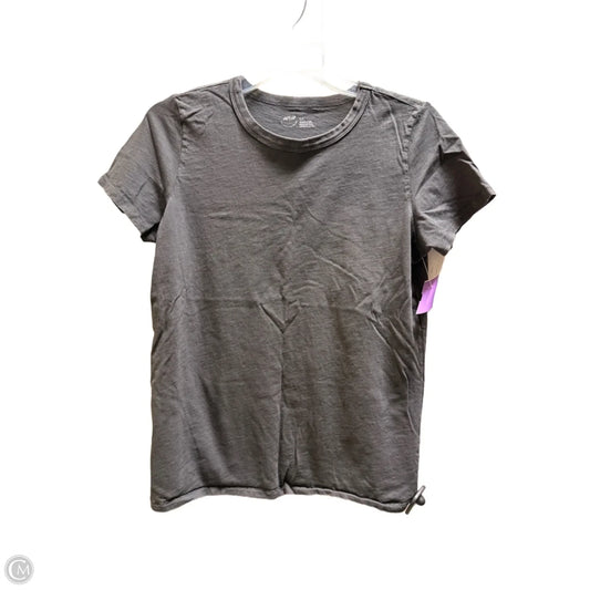 Top Short Sleeve By Aerie In Grey, Size: S